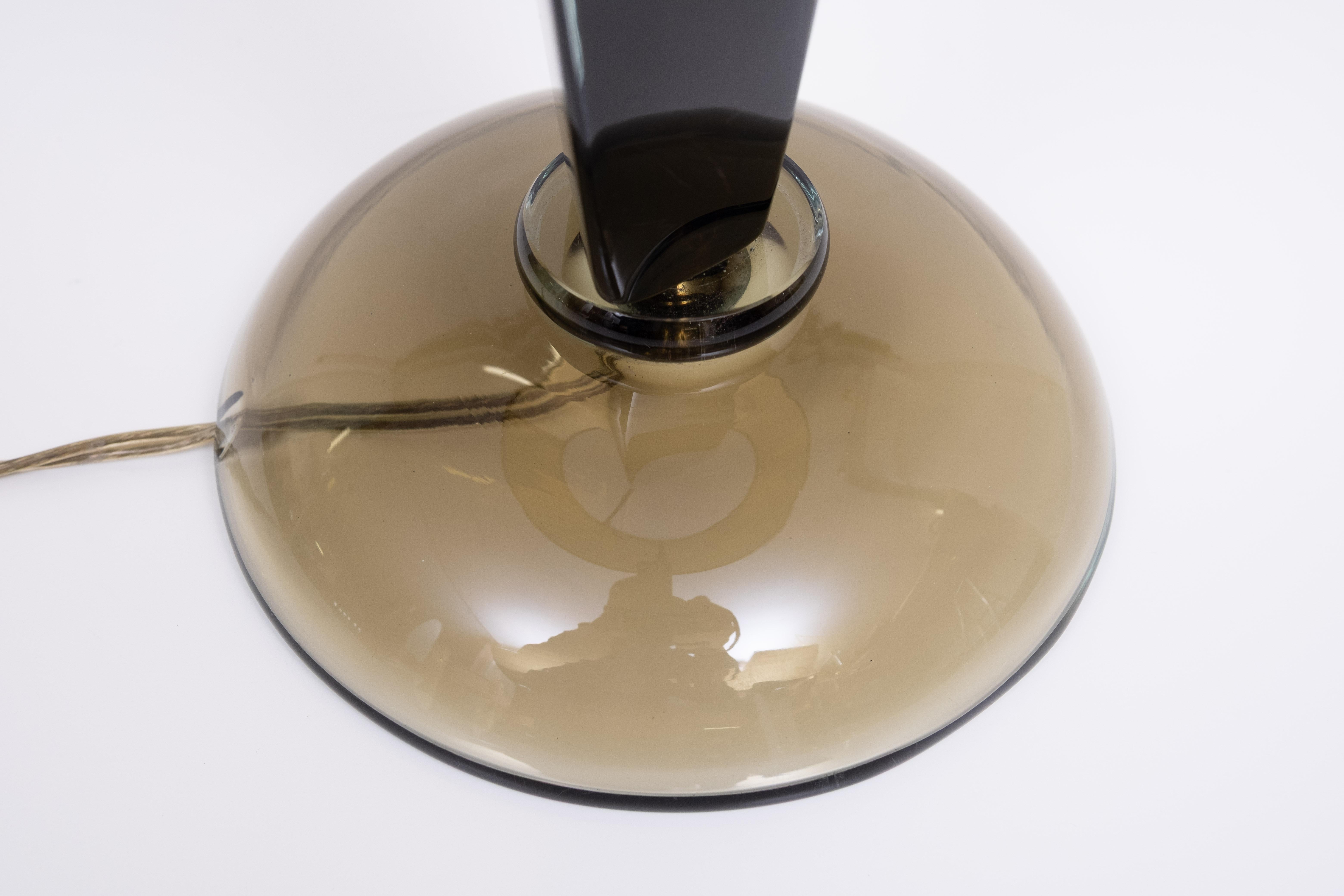 Flavio Poli Lámpara de sobremesa de cristal de Murano para Seguso, años 60 en Bueno estado para la venta en Den Haag, NL