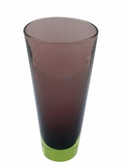 Flavio Poli per Seguso Vaso in Vetro di Murano Sommerso, Italia 1960s