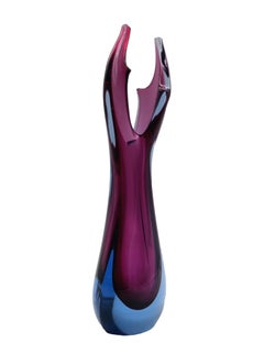 Flavio Poli for Seguso Submerged Murano Glass Vase, Italy 1960s