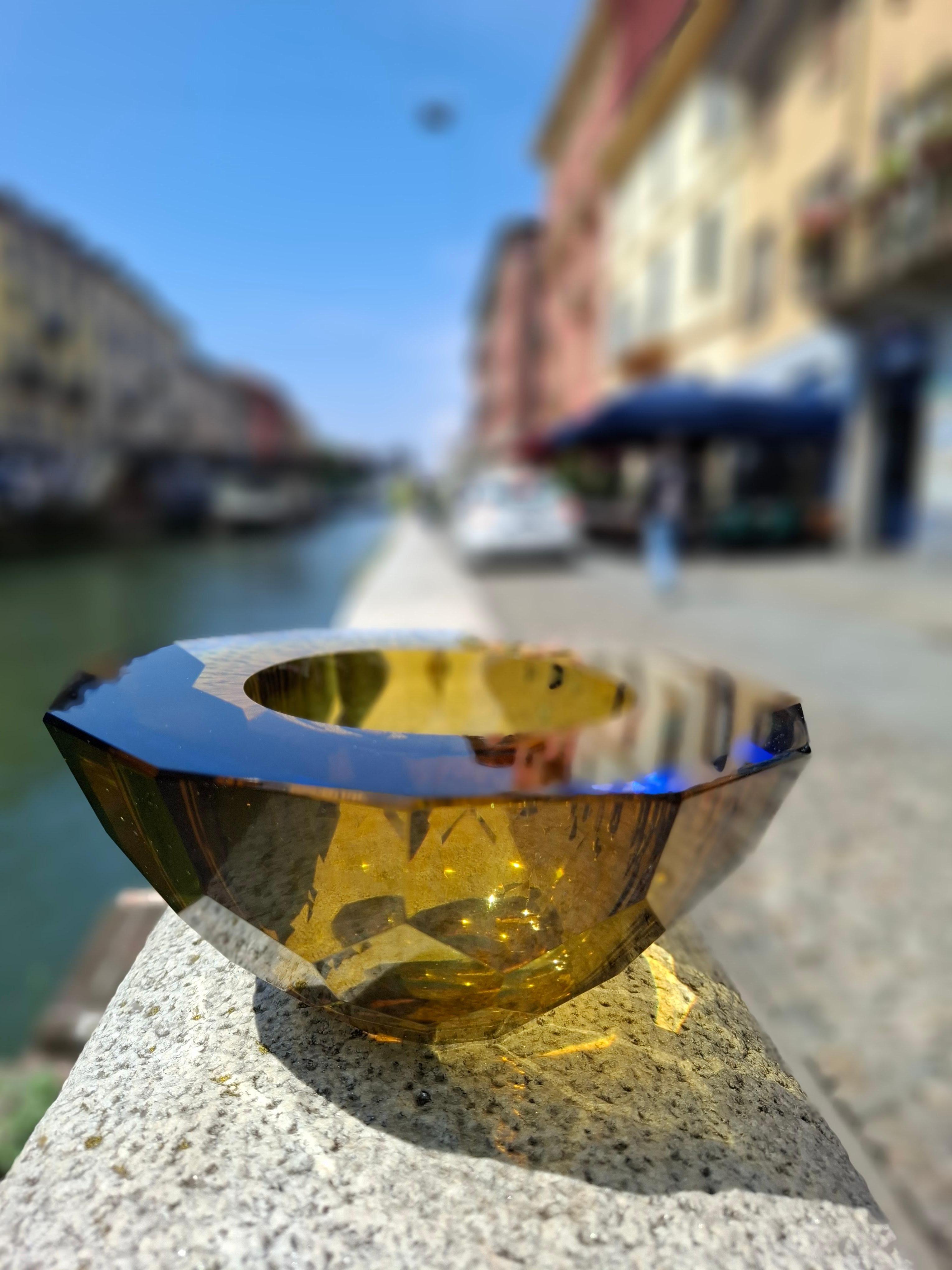 FLAVIO POLI SEGUSO CENTROTAVOLA  VETRO DI MURANO 1950 ITaLY in vendita 7