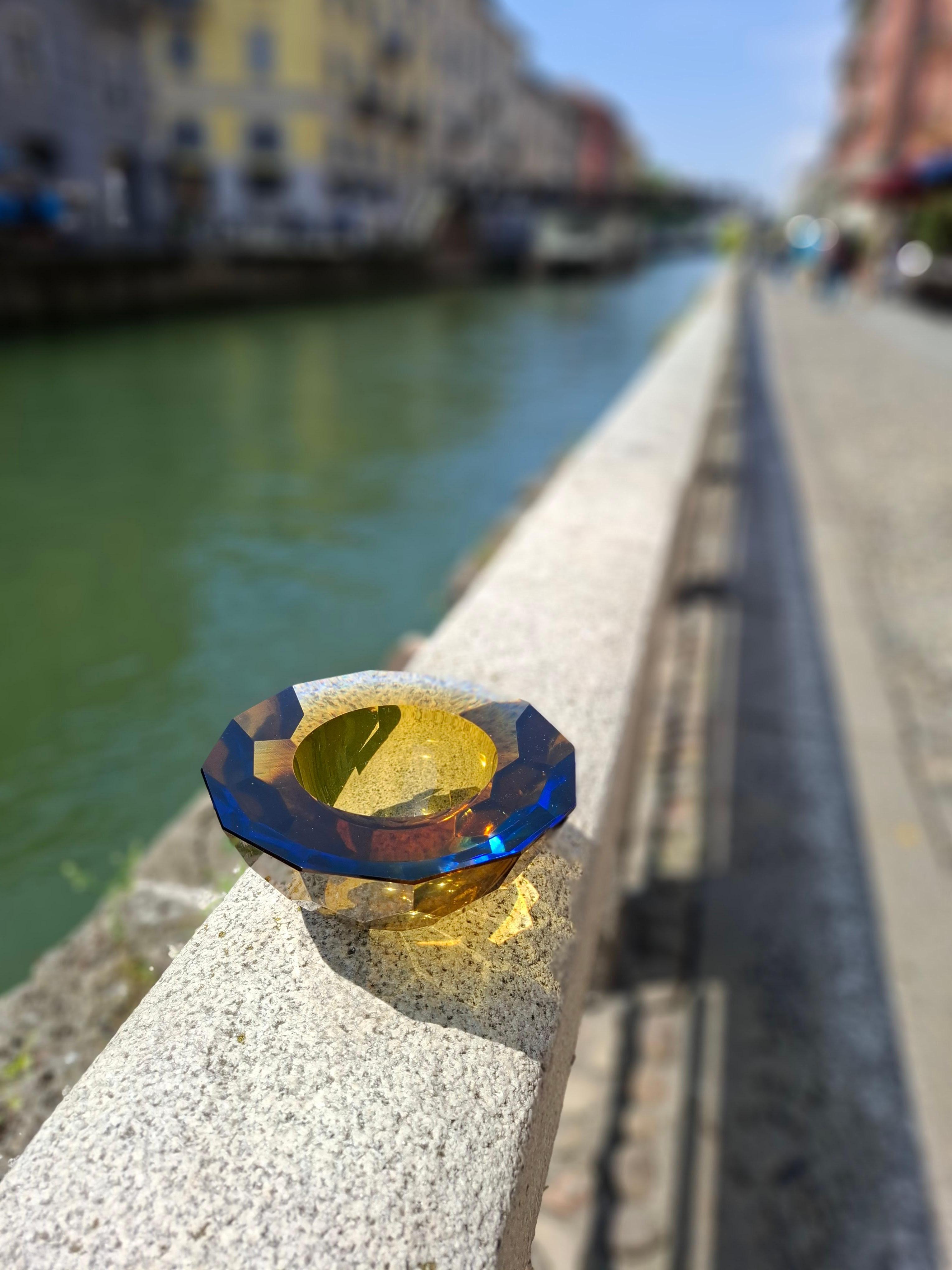 FLAVIO POLI SEGUSO CENTROTAVOLA  VETRO DI MURANO 1950 ITaLY in vendita 9