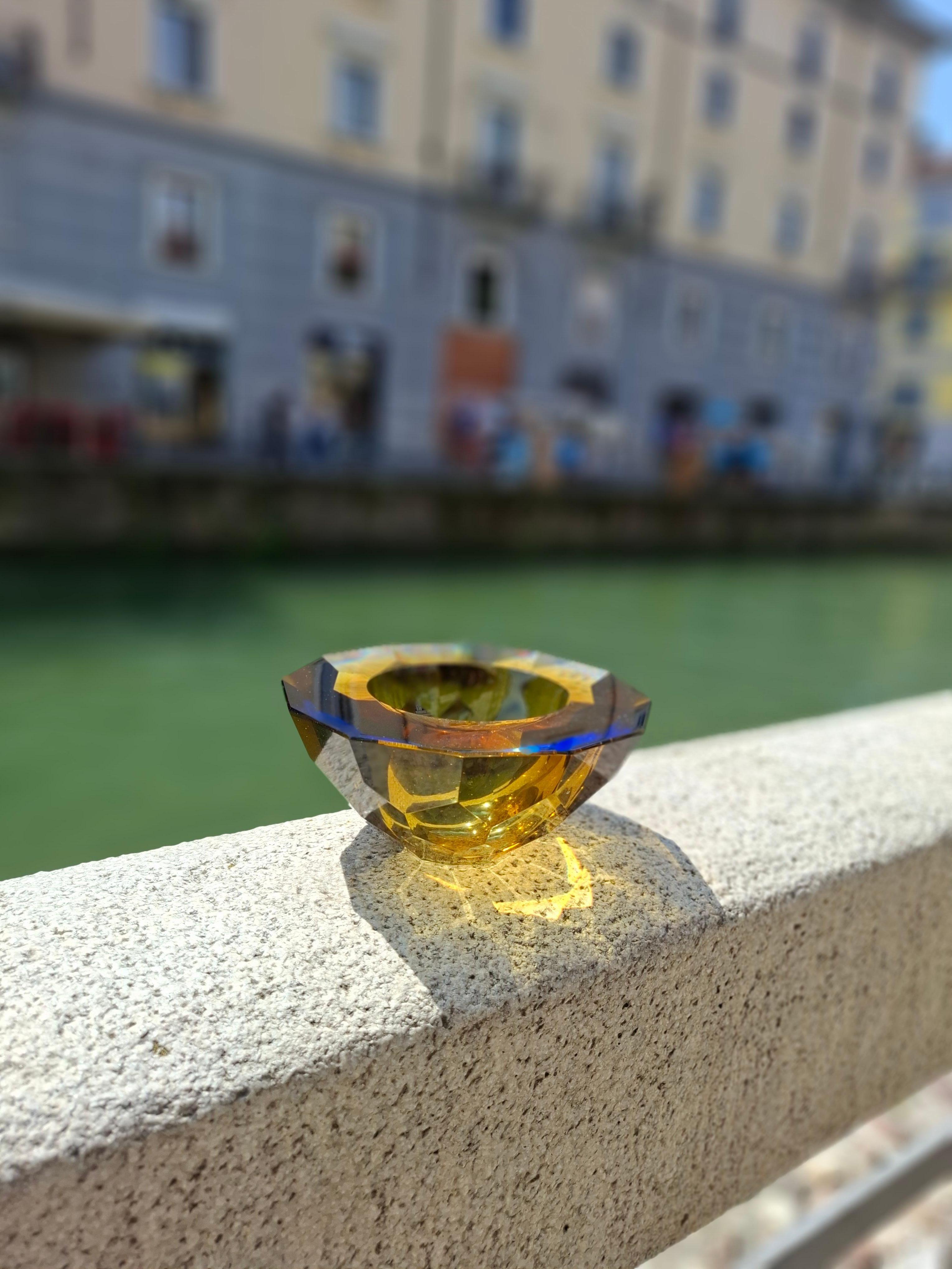 FLAVIO POLI SEGUSO CENTROTAVOLA  VETRO DI MURANO 1950 ITaLY in vendita 10