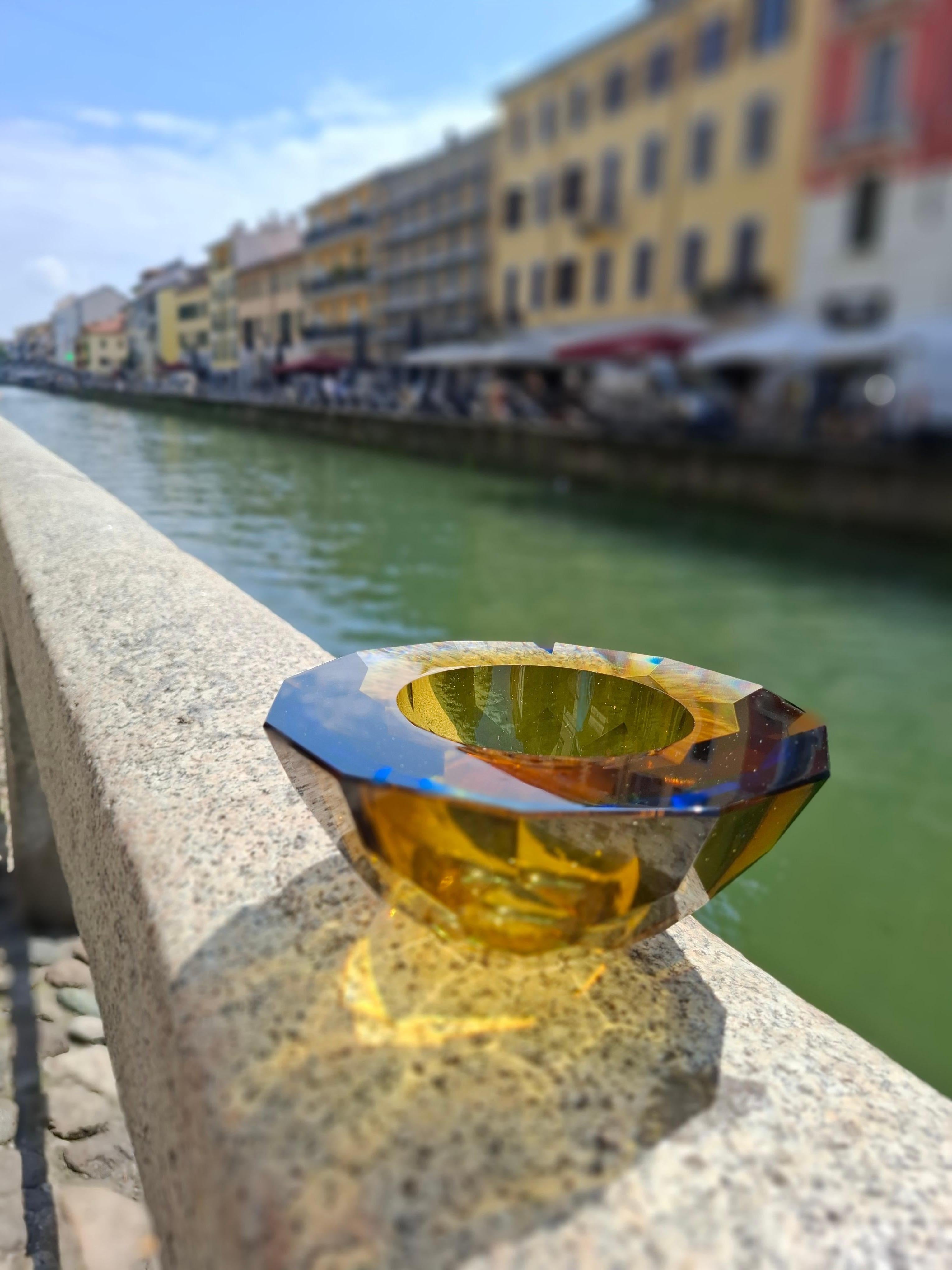 Altro FLAVIO POLI SEGUSO CENTROTAVOLA  VETRO DI MURANO 1950 ITaLY in vendita