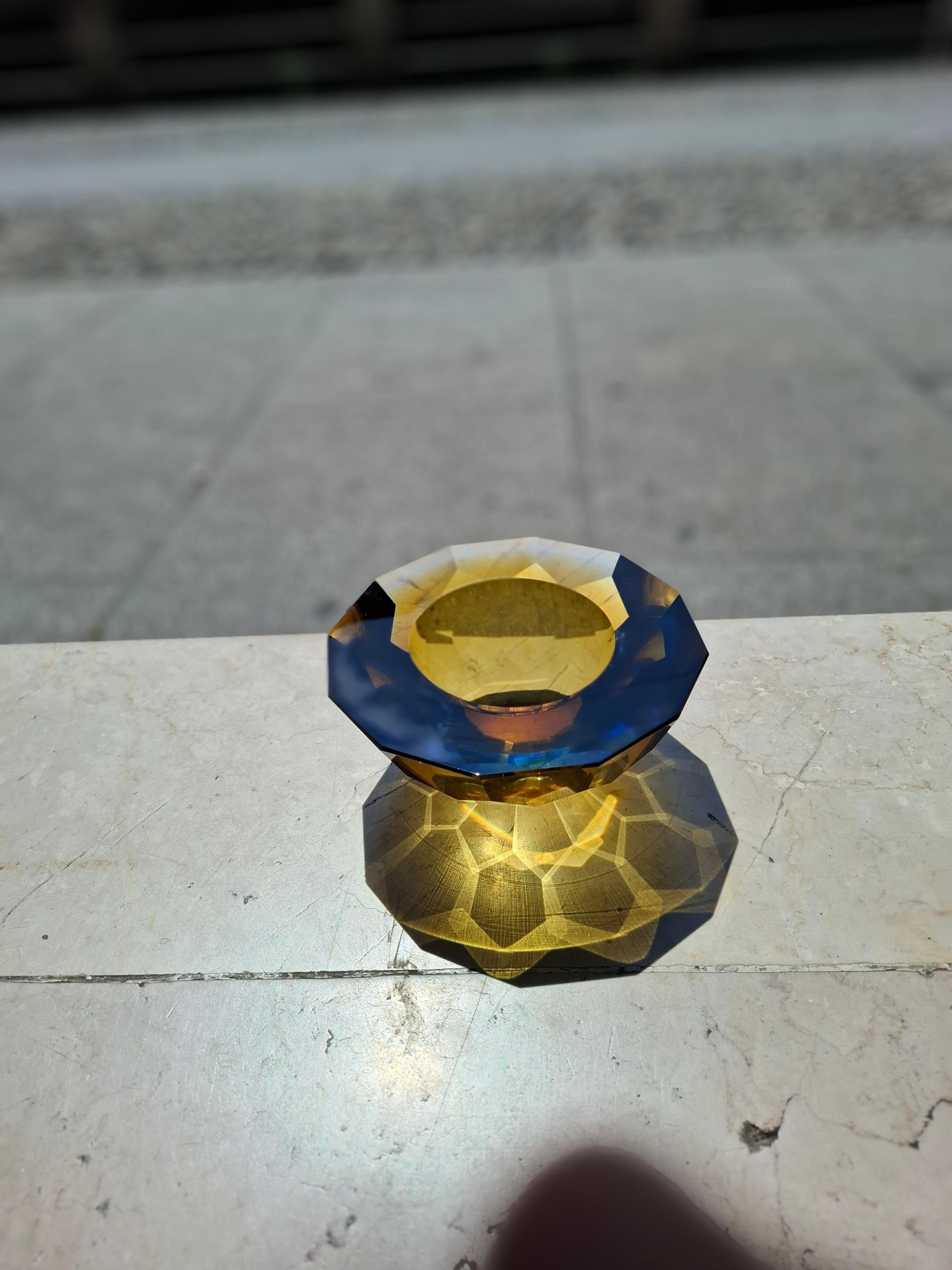 FLAVIO POLI SEGUSO CENTROTAVOLA  VETRO DI MURANO 1950 ITaLY in vendita 1