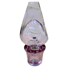 Flavio Poli Seguso, Sculptural Purple Murano Glass Table Lamp