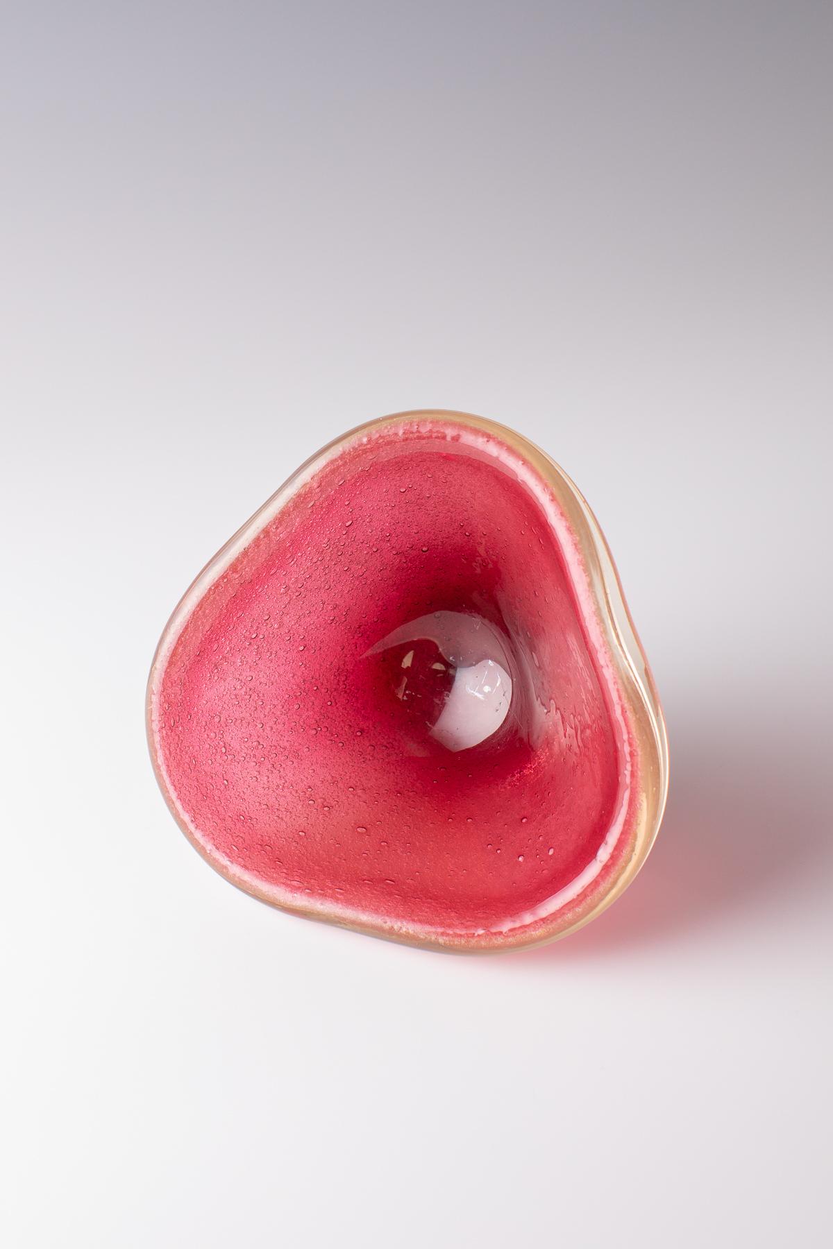 Murano Glass Flavio Poli, Seguso vetri d'arte. Bowl 1940 For Sale