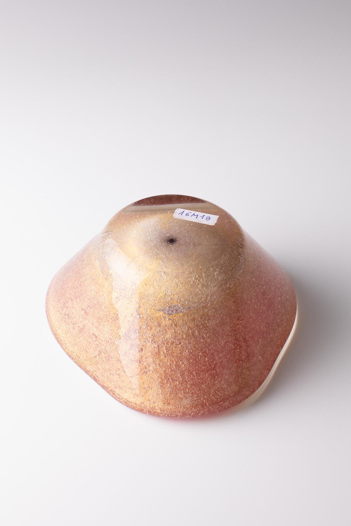 Flavio Poli, Seguso vetri d'arte. Bowl 1940 For Sale 2