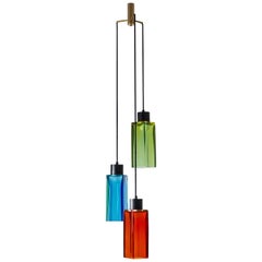 Flavio Poli Sommerso Chandelier for Seguso, circa 1960