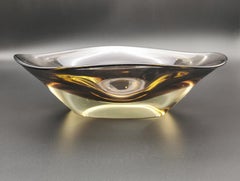 Vase „Sommerso“ von Flavio Poli für Seguso, Murano Venedig