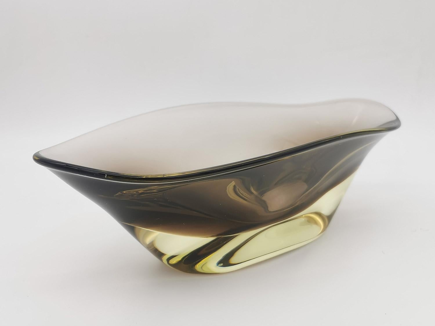 Vaso Sommerso di Flavio Poli per Seguso, Murano Venezia In condizioni buone in vendita a Vo', Veneto