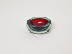 Flavio Poli Aschenbecher aus Muranoglas, Italien, 60er Jahre, Mid-Century Modern