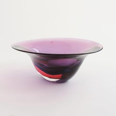 Flavio Poli Valva Vase Model 9826 for Seguso Vetri d'Arte, Italy 1954