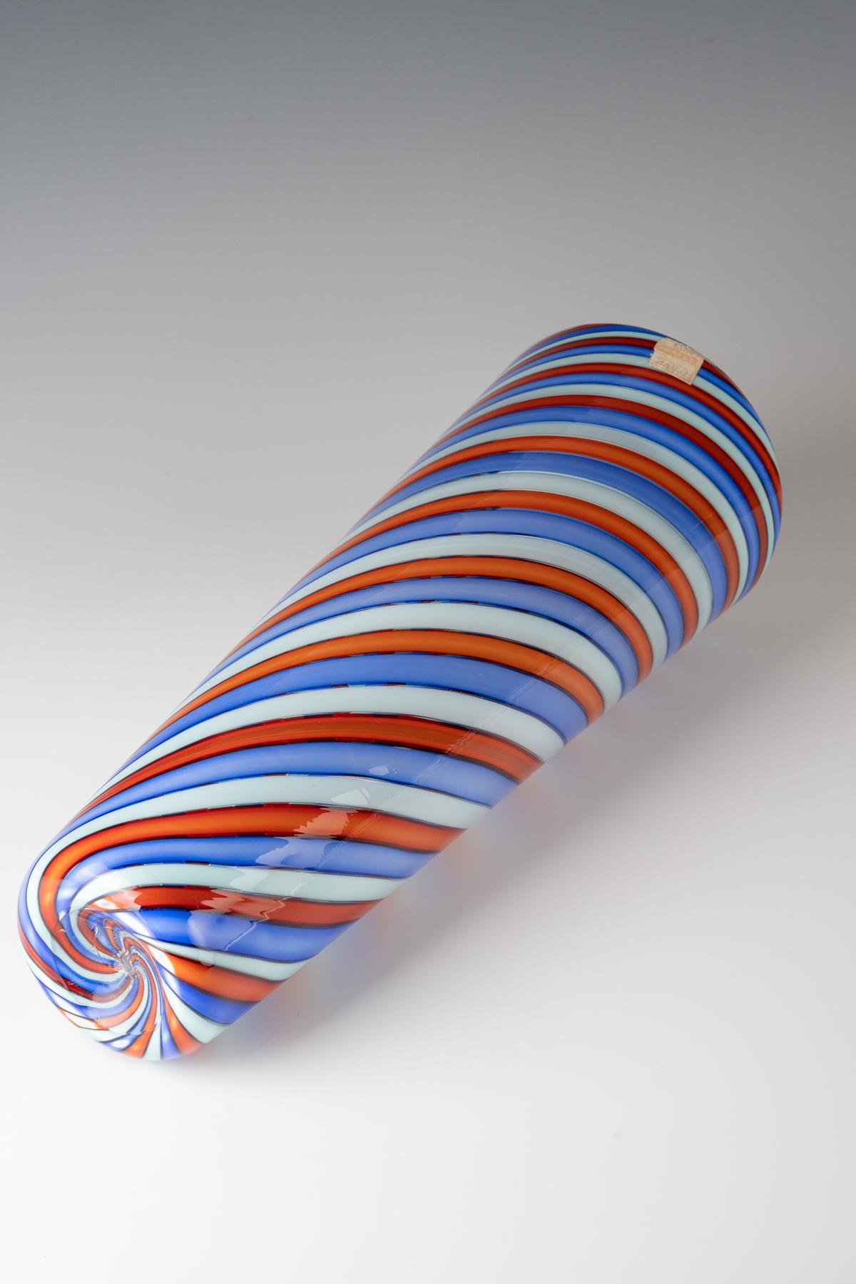 Flavio Poli, vaso della serie 'A Fasce Ritorte', 1955 ca. In condizioni ottime in vendita a Zurich, CH