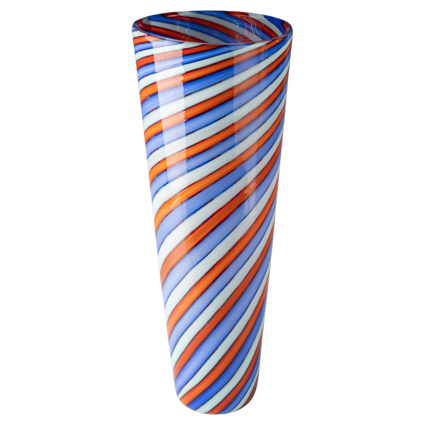 Flavio Poli, vaso della serie 'A Fasce Ritorte', 1955 ca.