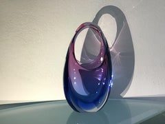 Flavio Poli Vase Murano Glass 1950 Italy