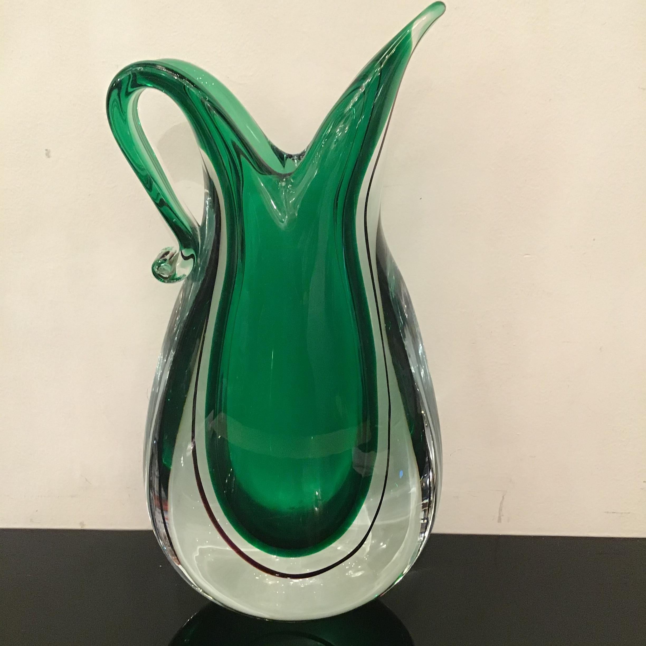 Flavio Poli-Vase aus Muranoglas, 1955, Italien im Angebot 10