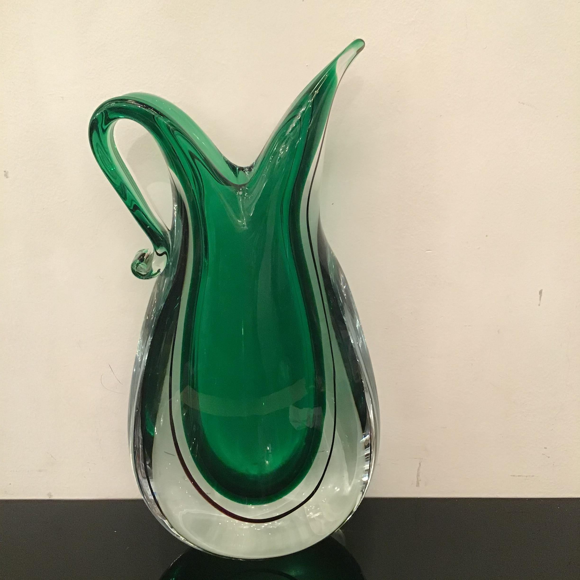 Flavio Poli-Vase aus Muranoglas, 1955, Italien (Sonstiges) im Angebot