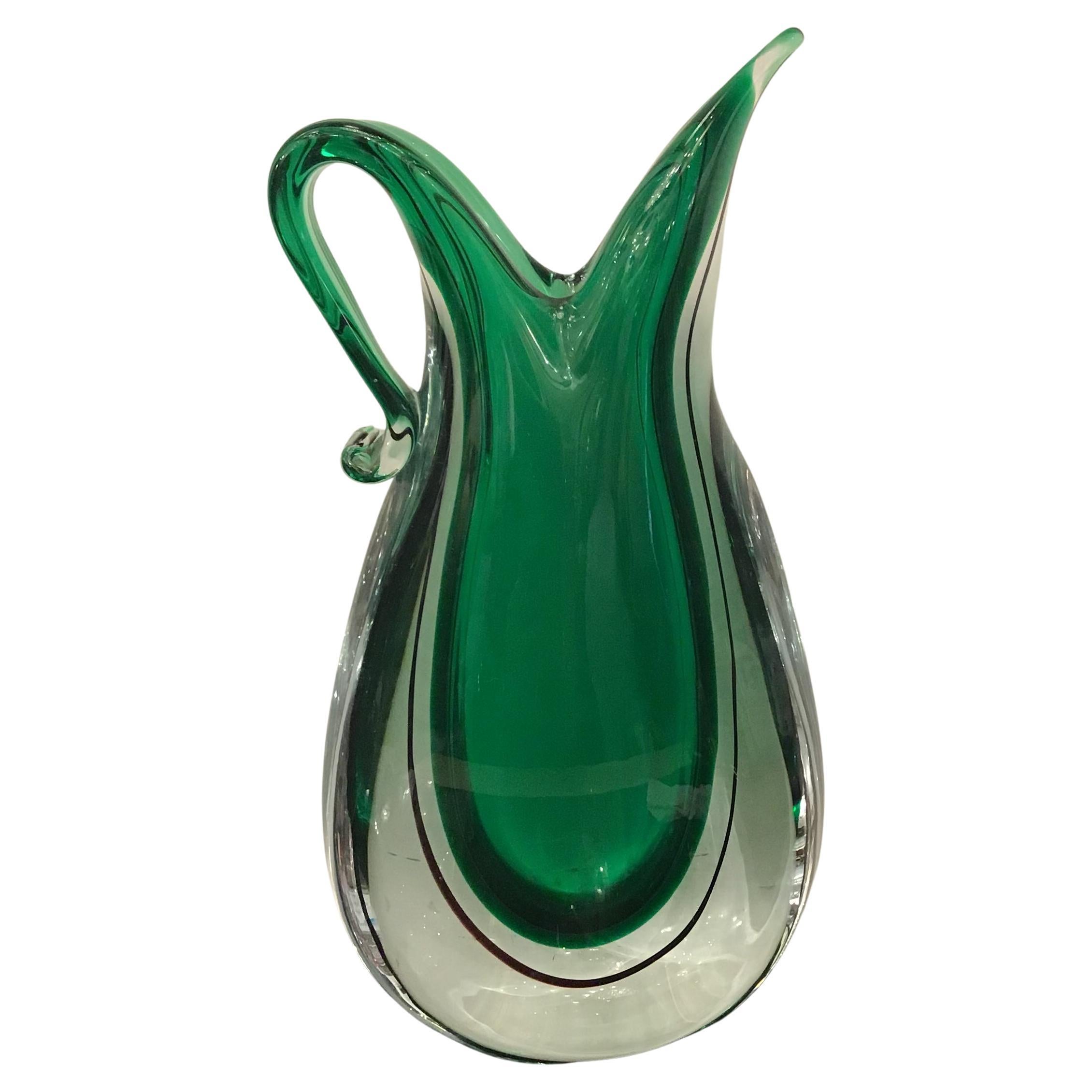 Flavio Poli Vase Murano Glass, 1955, Italy