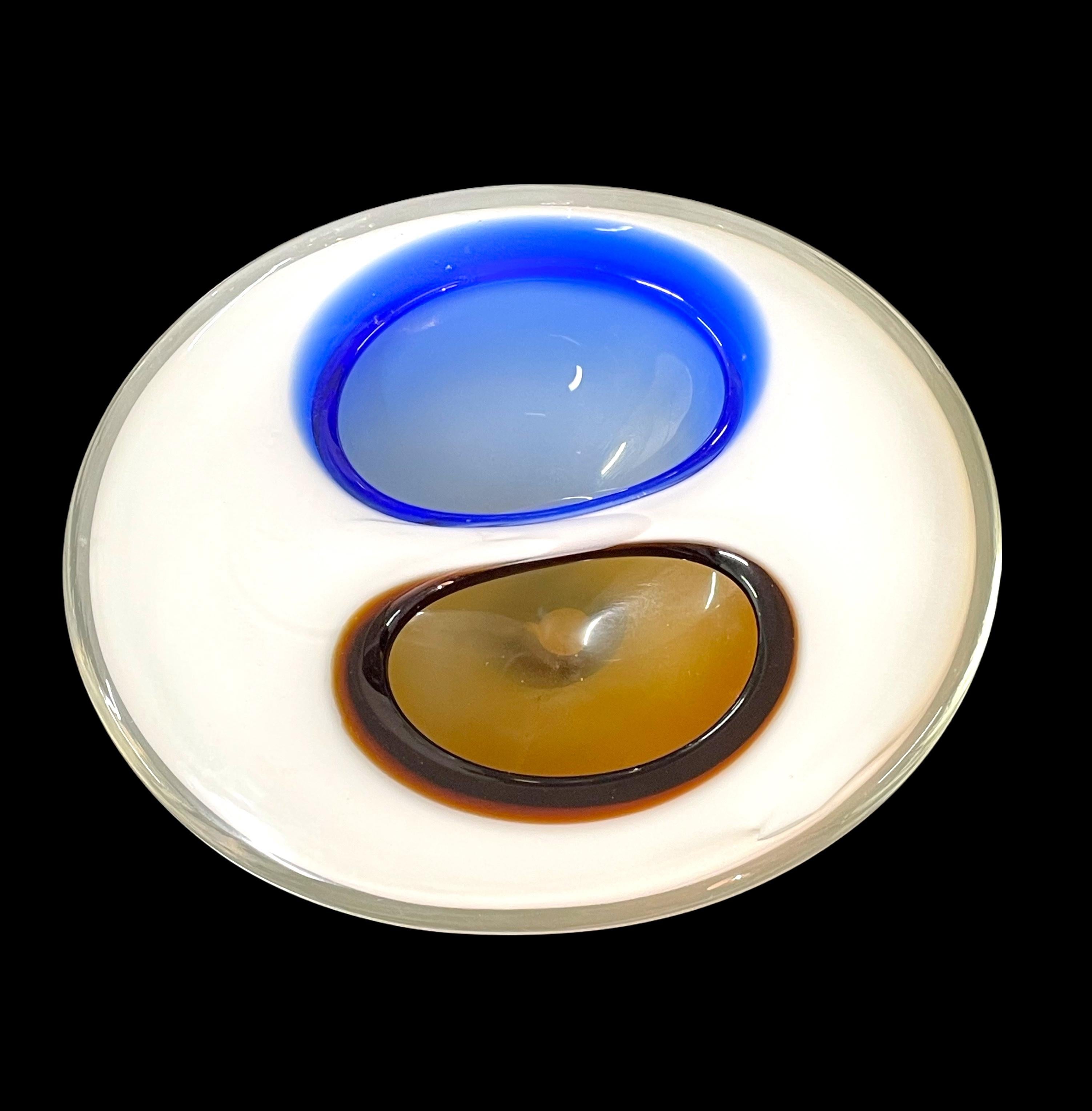 Flavio Poli White, Amber and Blue 