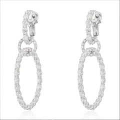 Flawless Aura Diamond 18K Yellow Gold Danglers Drop Earrings
