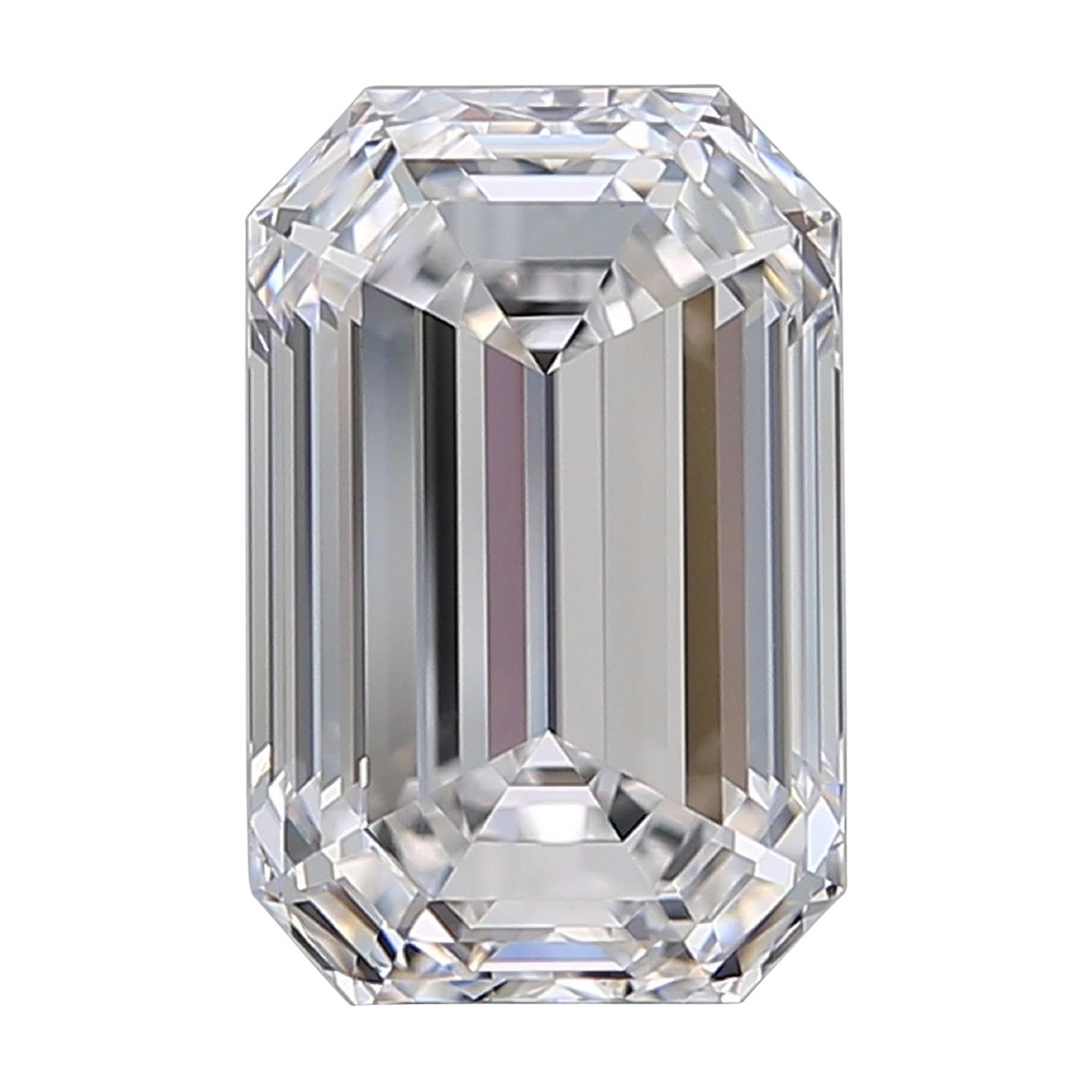 FLAWLESS E Color GIA Certified 4 Carat Emerald Cut Diamond