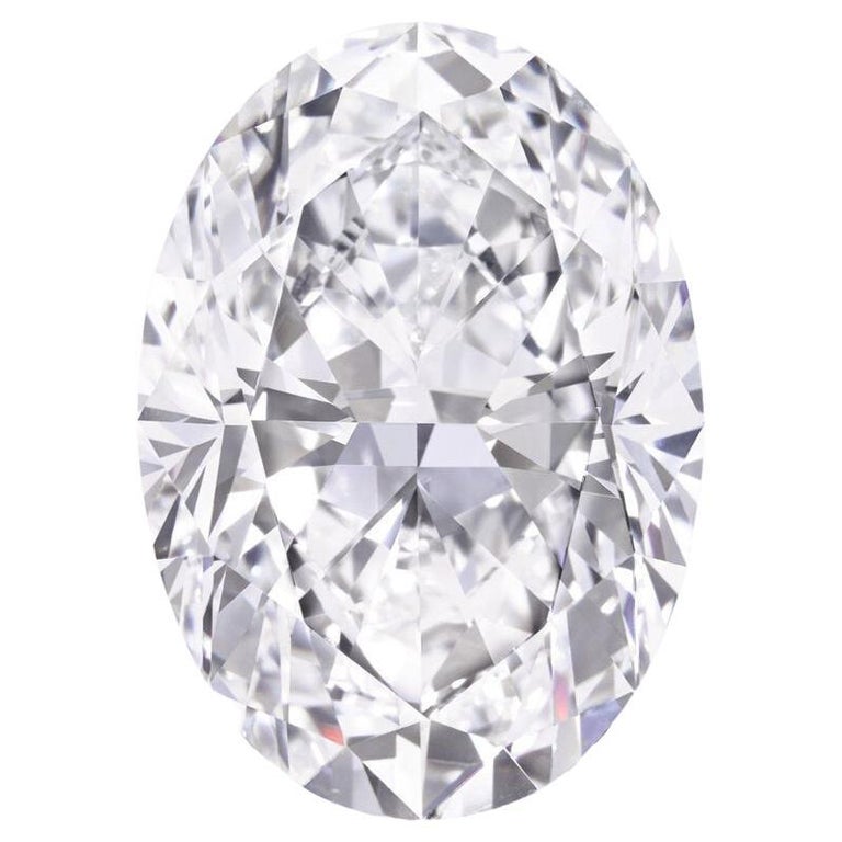 Flawless GIA Certified 10 Carat Oval Diamond For Sale