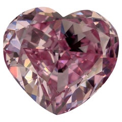 Flawless GIA Certified 2.50 Carat Fancy Light Purplish Pink Diamond