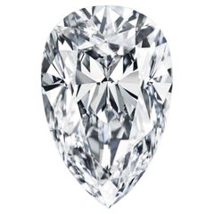 Flawless GIA Certified 33 Carat Pear Cut Diamond
