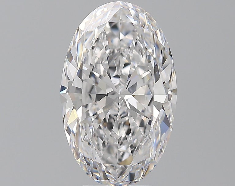 FLAWLESS GIA Certified 5 Carat Oval Diamond 