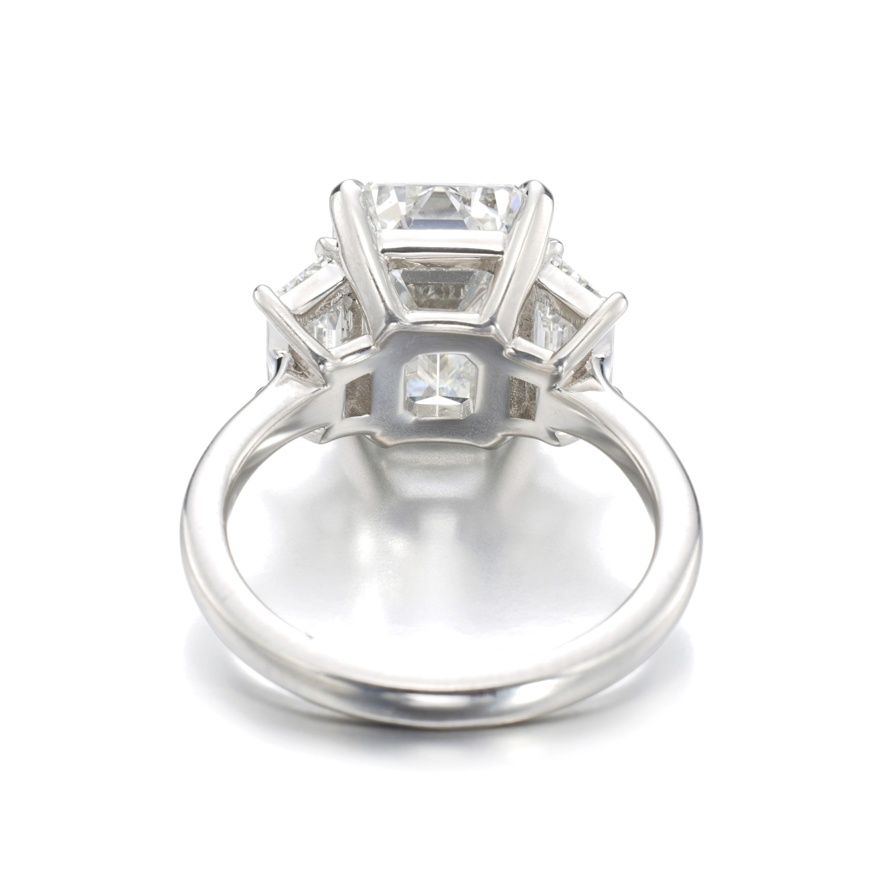5 carat baguette diamond ring
