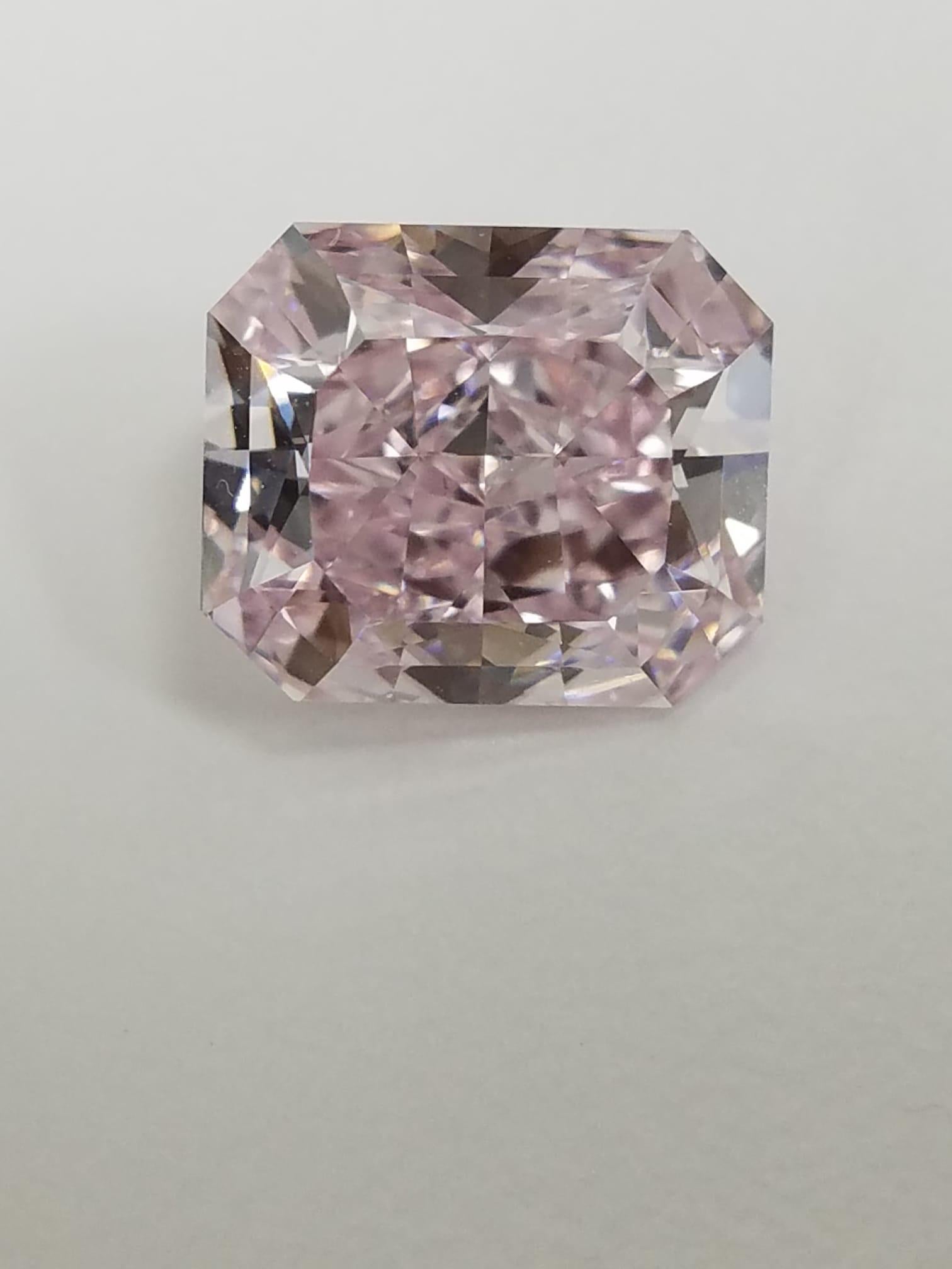 Radiant Cut Flawless GIA Certified 8 Carat Fancy Brown Pink Diamond Ring For Sale
