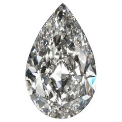 Flawless GIA Certified 10 Carat Pear Cut Diamond Loose Stone