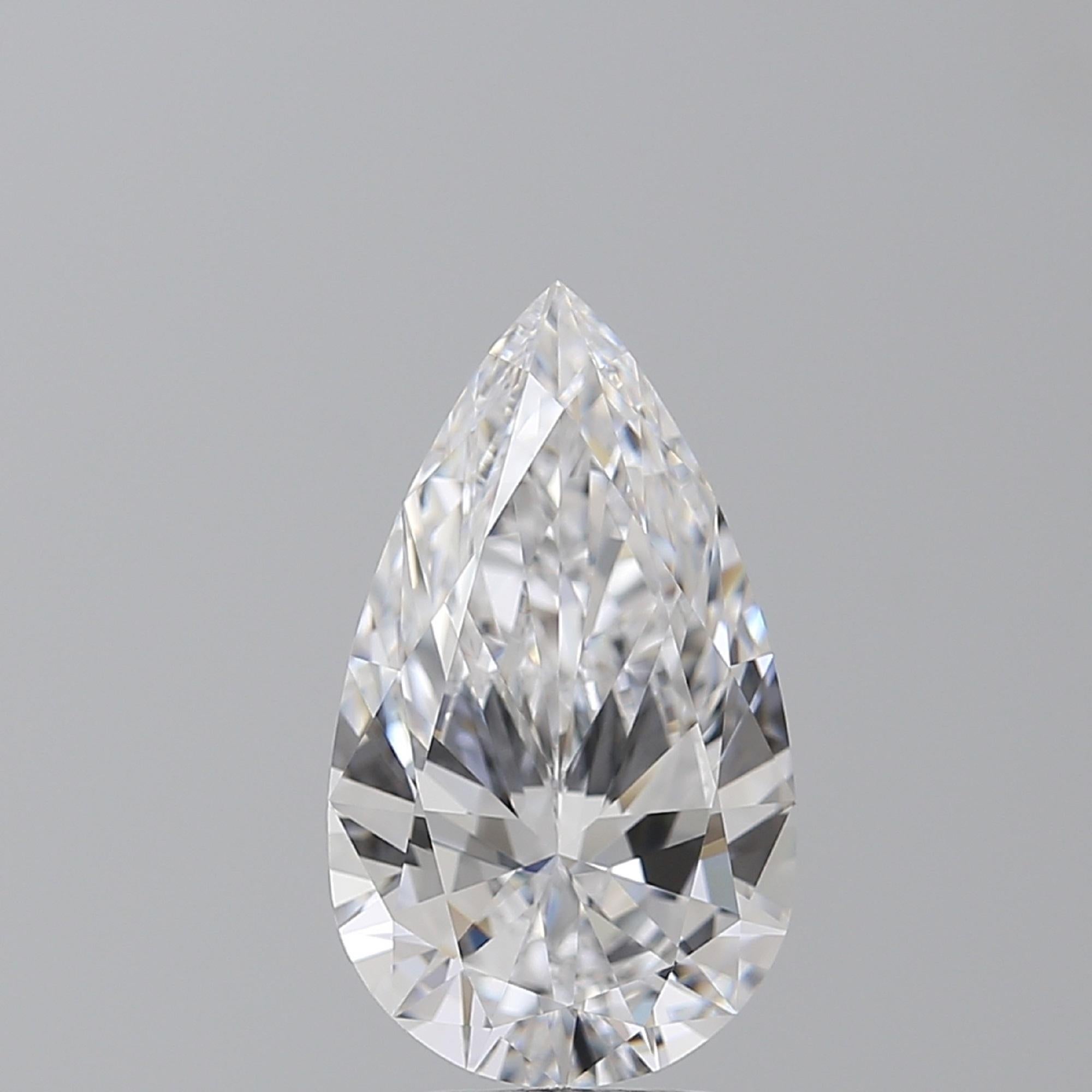 pear shaped diamond 4 carat