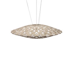 Pendelleuchte „Flax 150“ aus einseitig lackiertem Bambus-Sperrholz von David Trubridge