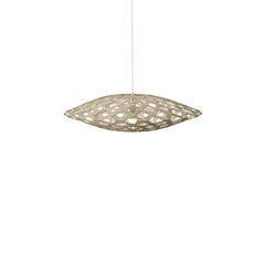 Pendelleuchte „Flax 80“ aus einseitig lackiertem Bambus-Sperrholz von David Trubridge