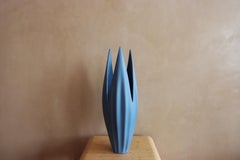 Flax Vessel. French Blue - Matte