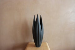 Flax Vessel. Slate Black - Matte