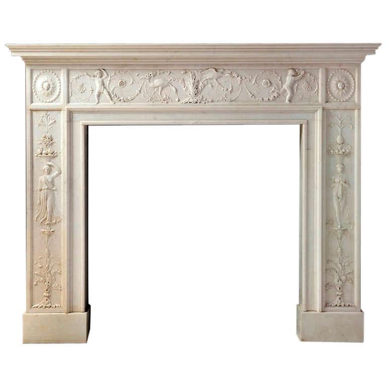 Flaxman ChimneyPiece For Sale at 1stDibs