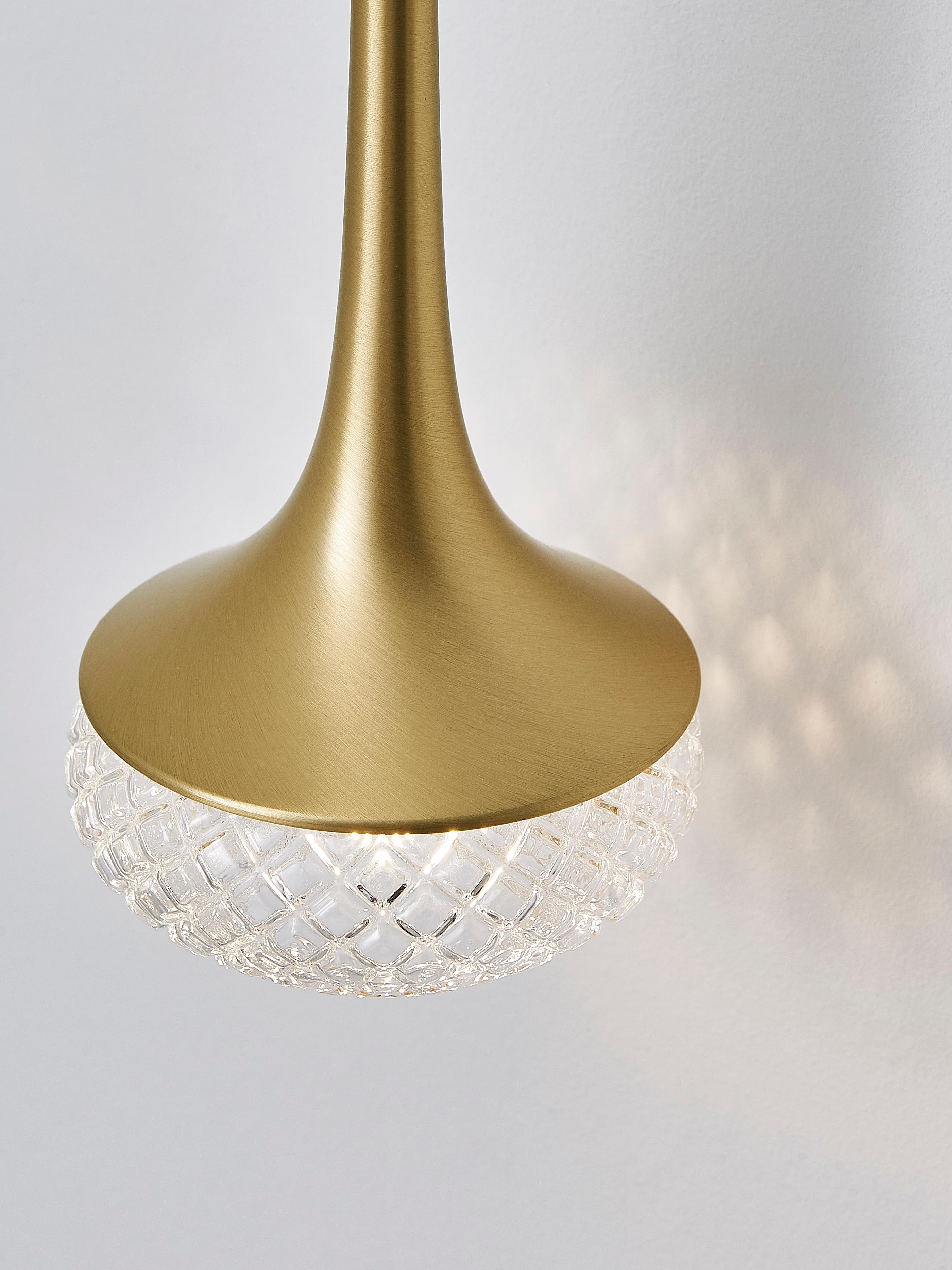 Contemporary Flea Brass Wall Light by Emilie Cathelineau