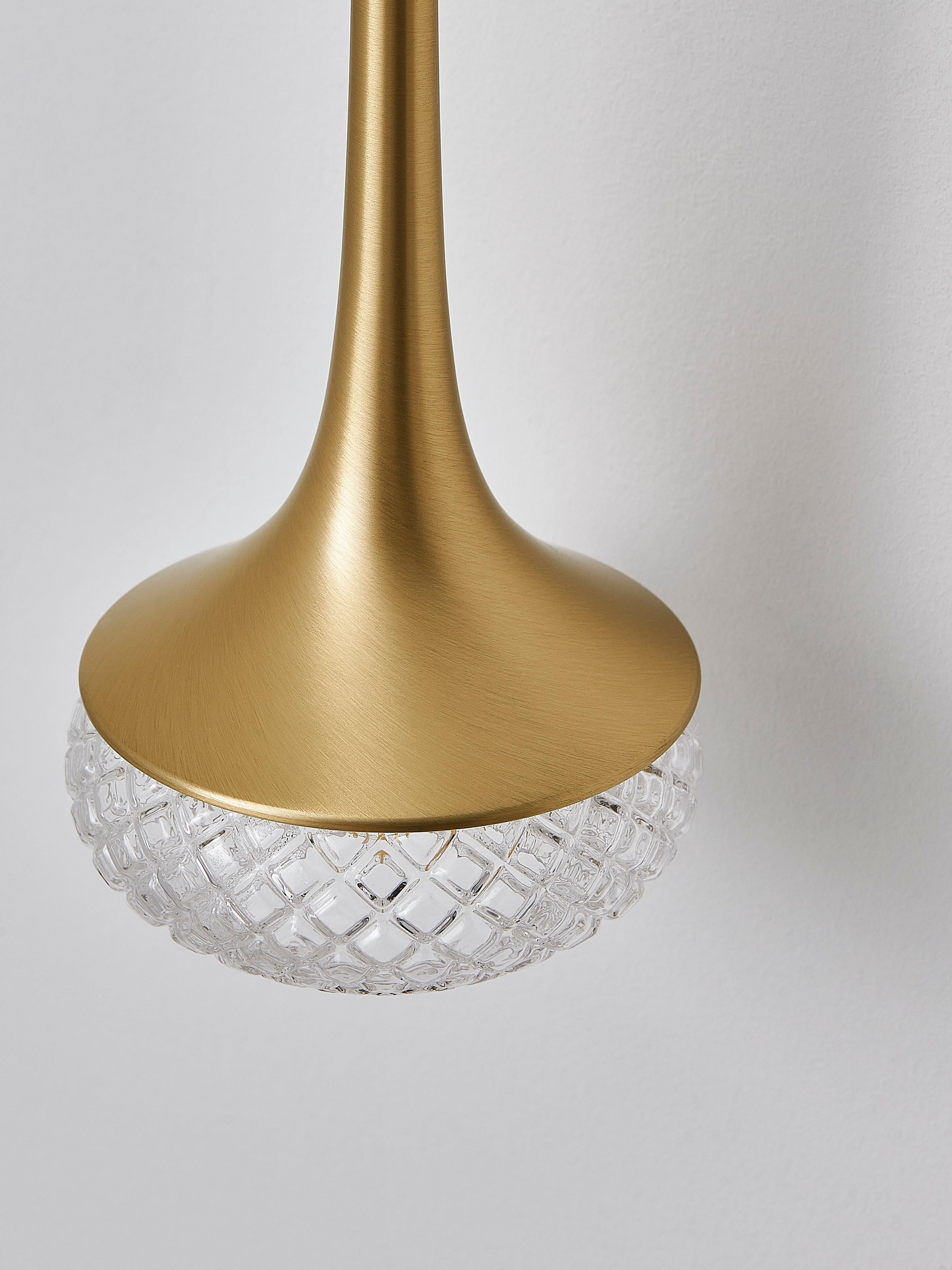 Contemporary Flea Brass Wall Light by Emilie Cathelineau For Sale