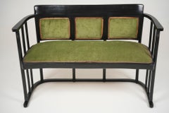 „Fledermaus“-Bank von Josef Hoffmann, Nr. 406, für Jacob & Josef Kohn, um 1900