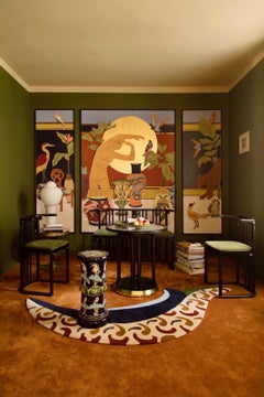 Fledermaus cabaret table lounge set by Josef Hoffman for Wittmann 1960 (1907)