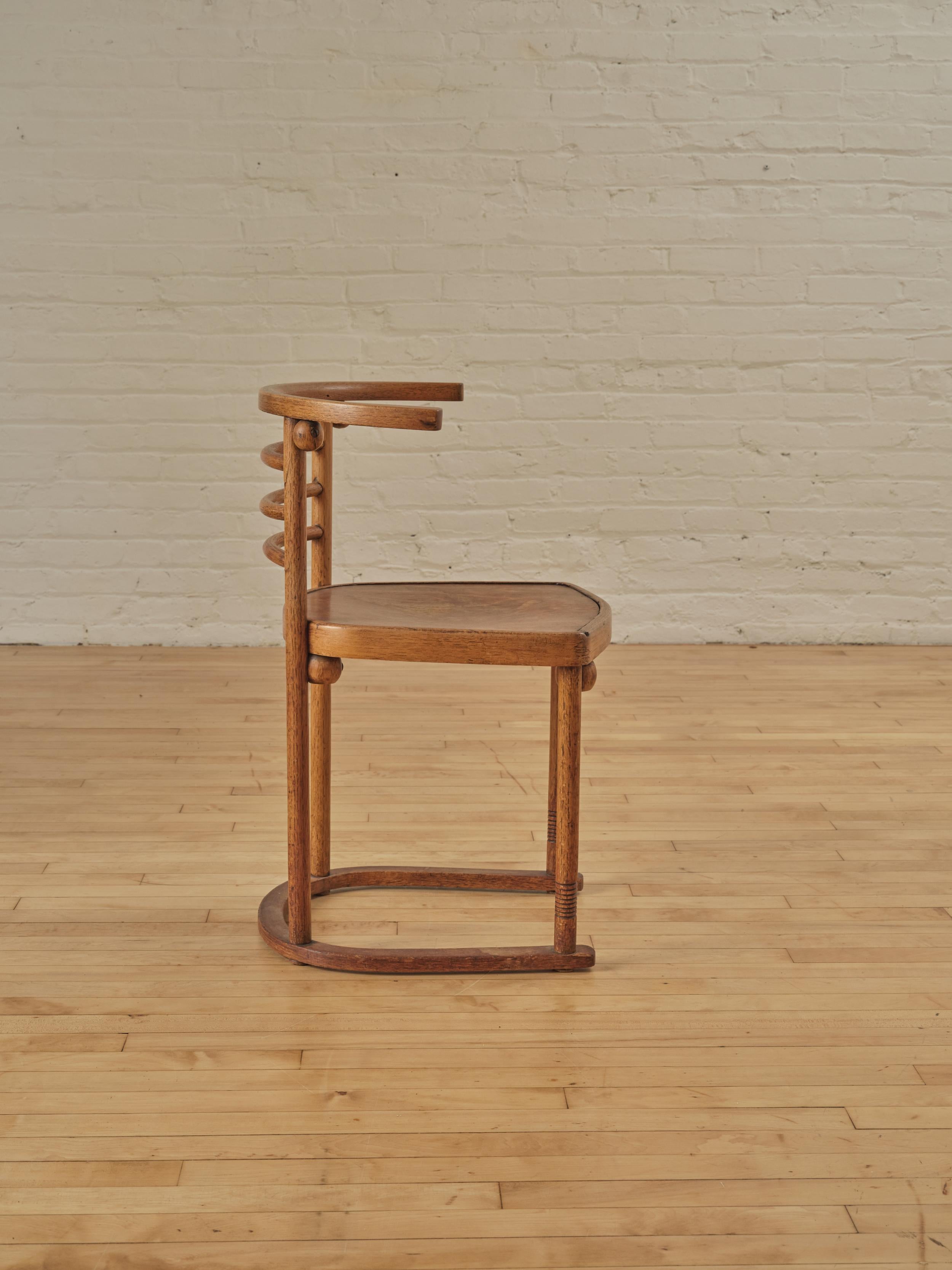 Austrian Fledermaus Chair by Josef Hoffman (Model 728) For Sale