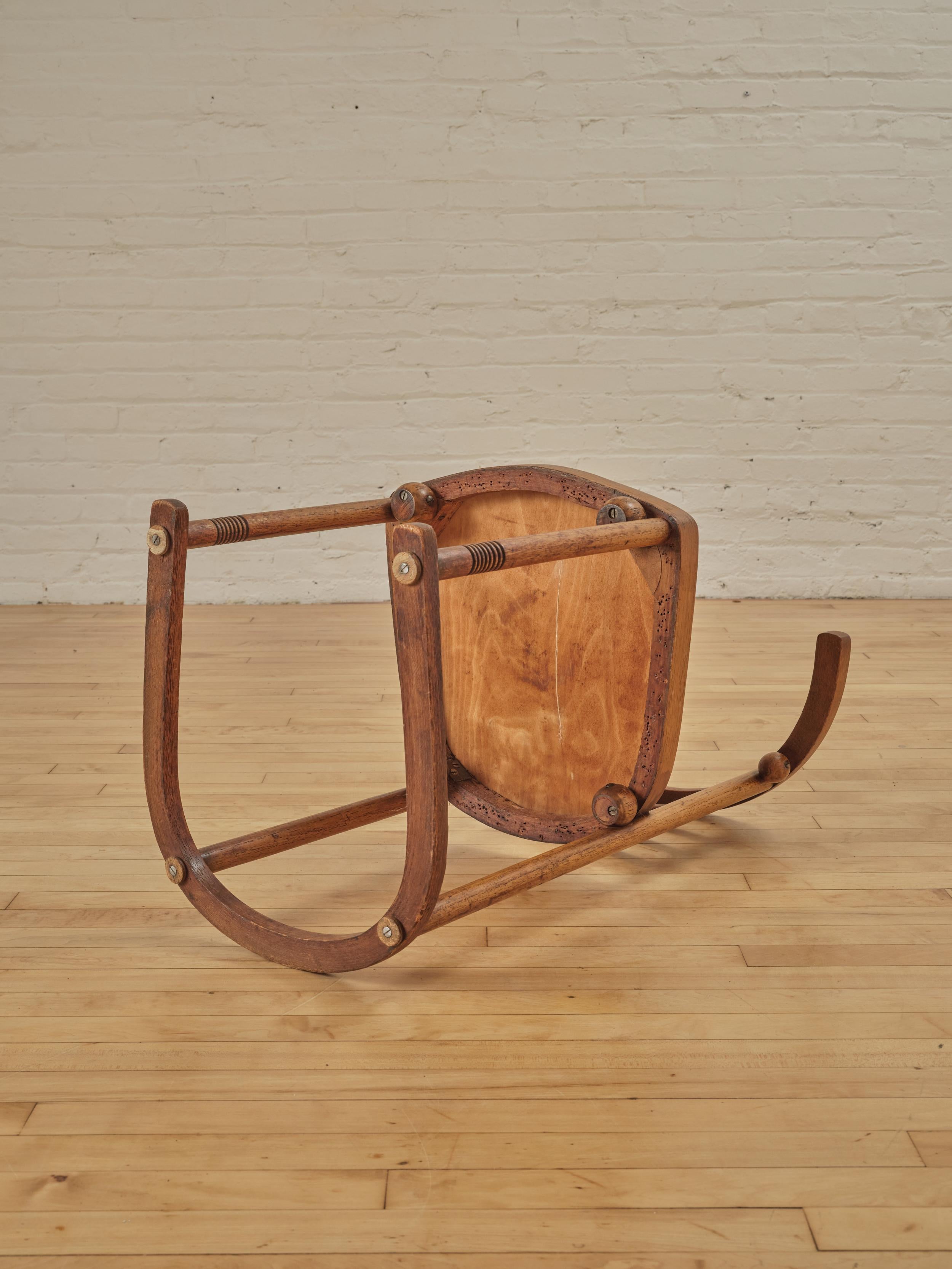 Fledermaus Chair by Josef Hoffman (Model 728) For Sale 2