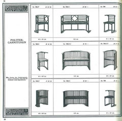 Fledermaus Chair No.729 by Josef Hoffmann for J&J Kohn