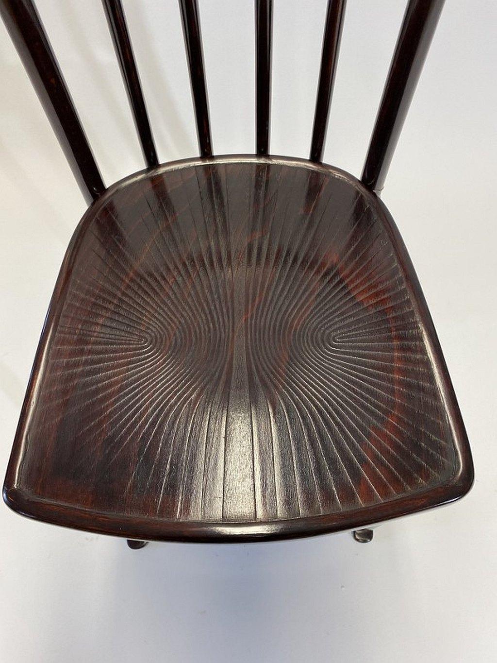 Bentwood Fledermaus Chair No.729 by Josef Hoffmann for J&J Kohn