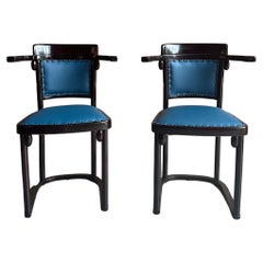 Fledermaus Chairs by Josef Hoffman for Thonet, Pair