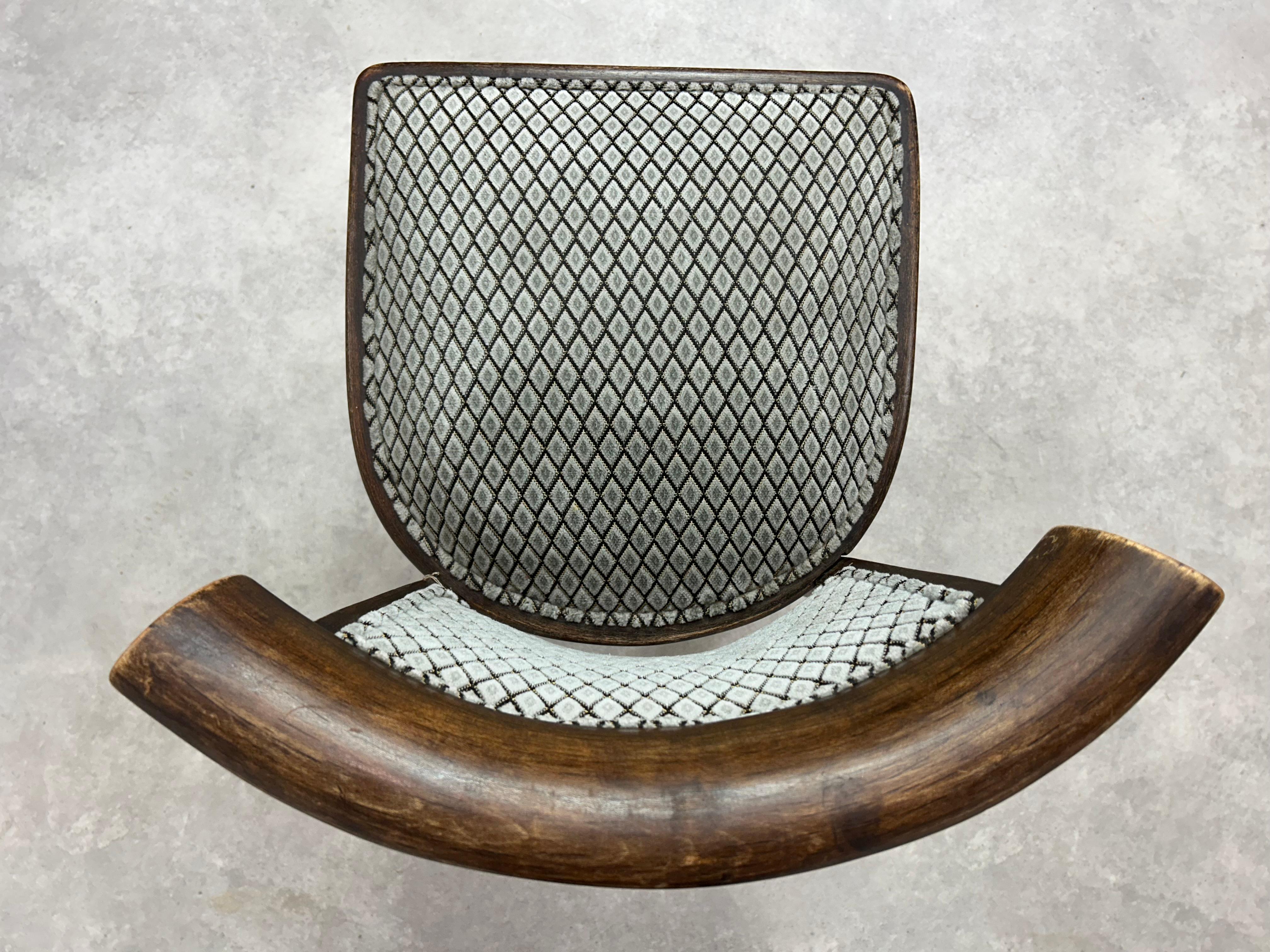 Austriaco Sedia Fledermaus n.423 di Josef Hoffmann in vendita