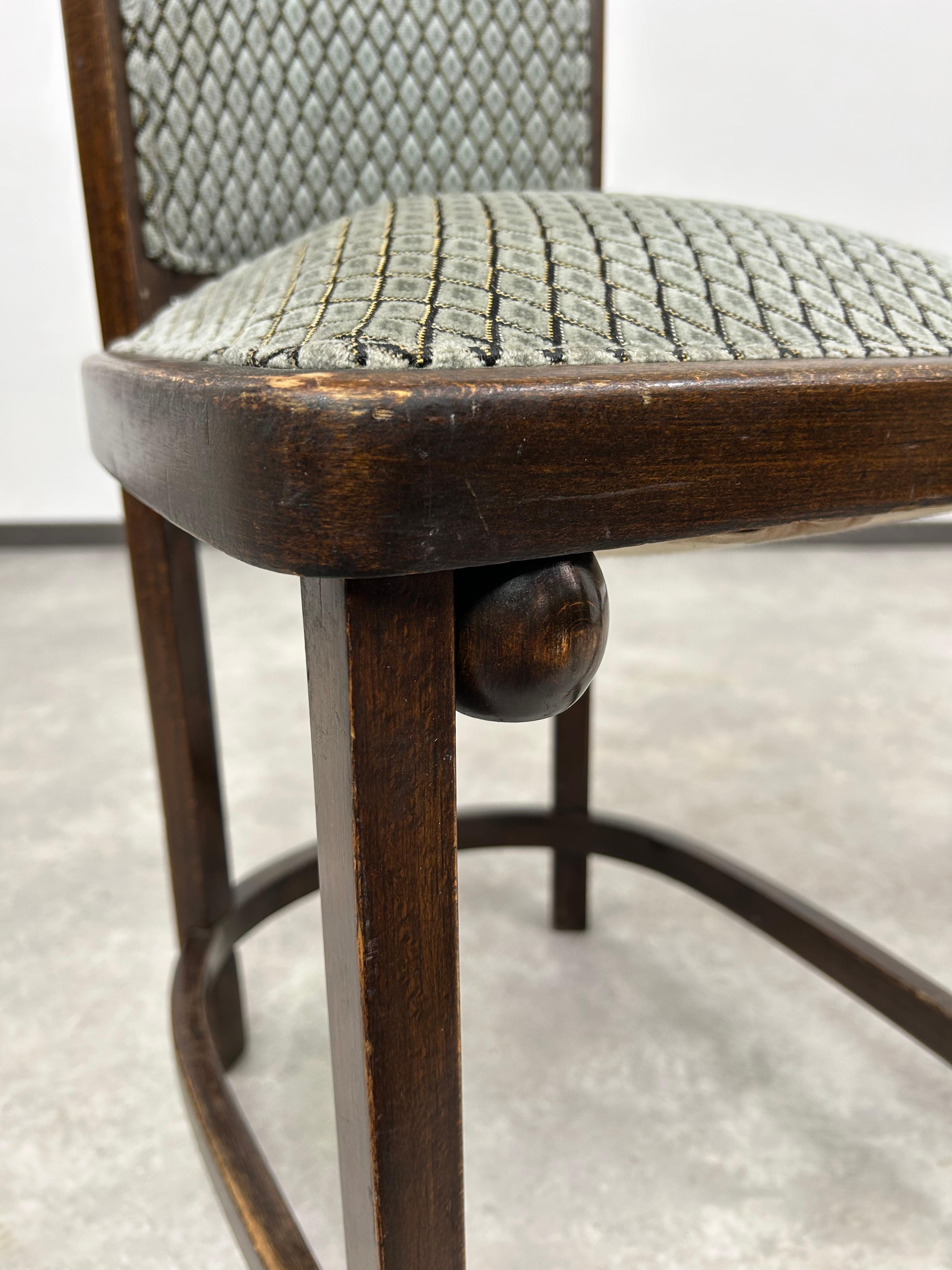 Sedia Fledermaus n.423 di Josef Hoffmann in vendita 2