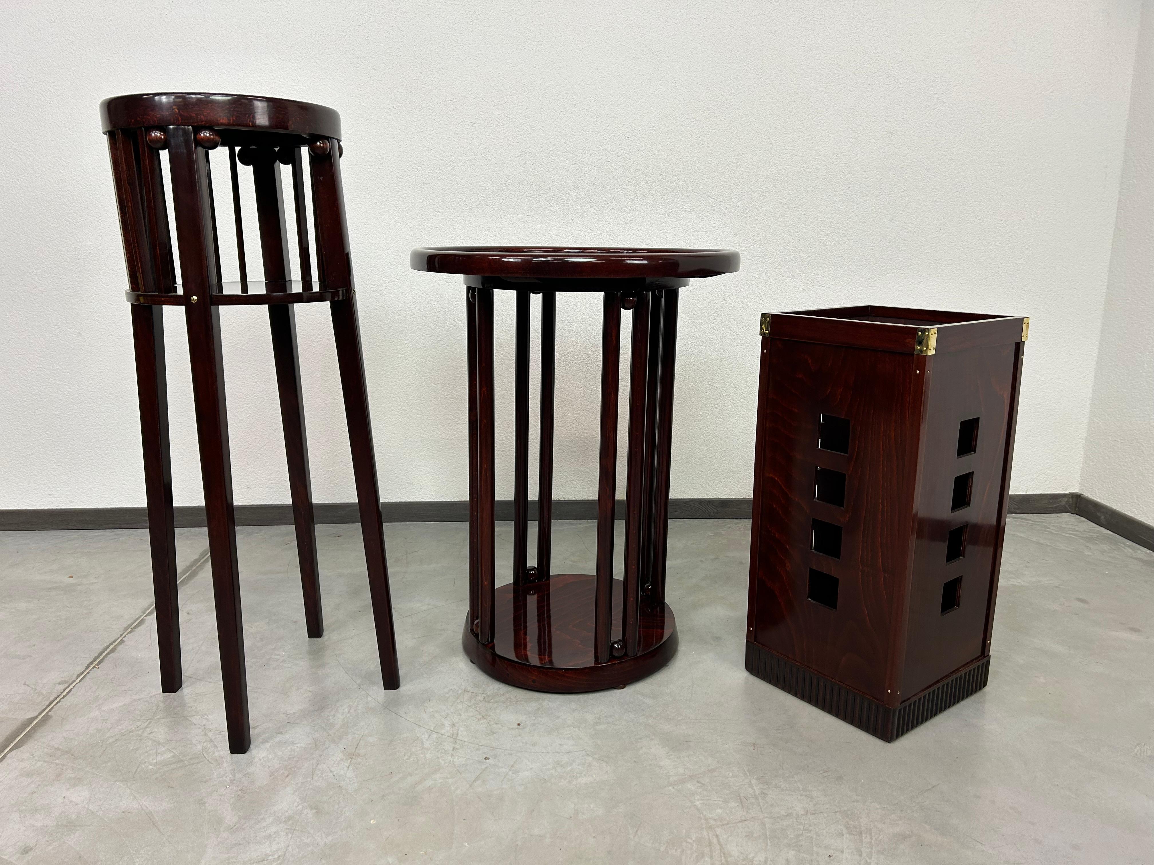 Mesa de centro Fledermaus de Josef Hoffmann para J&J Kohn en venta 5